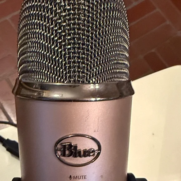 Blue Black and Silver Microphone - Picture 2 of 5